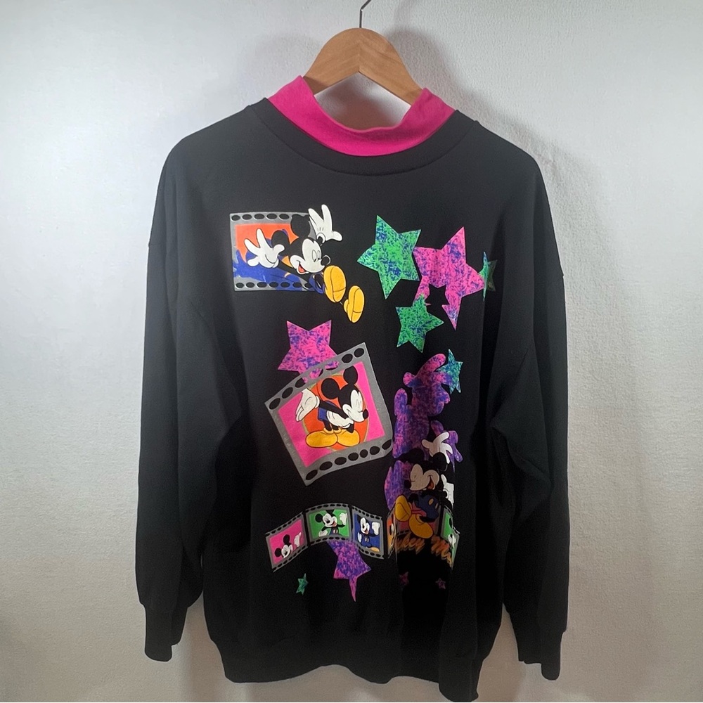 Disney Vintage Sweatshirt. Mickey Unlimited Land and Sea. Made in USA!